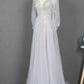 Amazing Long Gray Beading Prom Dresses Modest Evening Gowns