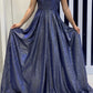 Sweetheart A-line Shiny Prom Dresses For Teens Simple Party Dresses