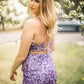 Two Pieces Saprkly Front Split Long Prom Dresses Party Gowns