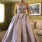 Spaghetti Straps Long Lace Princess Dresses Cute Prom Dresses For Teens