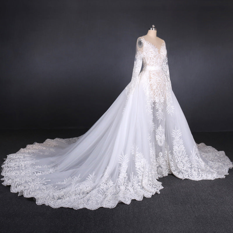 Elegant Long Sleeves Lace Wedding Dresses Beautiful Bridal Dresses