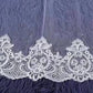 Charming Long Tulle Lace With Appliques Chapel Veils Wedding Veil V21 - Ombreprom