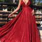 Shinning Red Pageant Dance Dresses, Back To School Party Gown A Line Long Prom Dresses