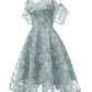 Spaghetti Straps Off the Shoulder Lace Homecoming Dresses