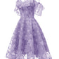 Spaghetti Straps Off the Shoulder Lace Homecoming Dresses