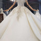 New Arrival Long Off The Shoulder Ball Gown Lace Wedding Dresses