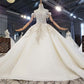 New Arrival Long Off The Shoulder Ball Gown Lace Wedding Dresses