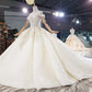 New Arrival Long Off The Shoulder Ball Gown Lace Wedding Dresses