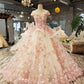 Chic Scoop Neck Beautiful Lace Up Back Princess Dresses Wedding Dresses