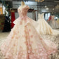 Chic Scoop Neck Beautiful Lace Up Back Princess Dresses Wedding Dresses