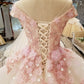Chic Scoop Neck Beautiful Lace Up Back Princess Dresses Wedding Dresses