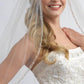 Chic Tulle With Beading Applique Wedding Veils