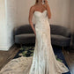 Elegant Mermaid Sweetheart Lace Wedding Dresses