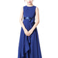 Dark Blue Sleeveless Chiffon Ruffles Flower Girl Dresses