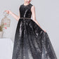 Sparkly A Line Black Sleeveless Sequins Flower Girl Dresses
