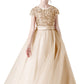 A Line Cap Sleeve Sequins Performance Dresses Flower Girl Dresses