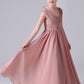 A Line Chiffon Sleeveless Flower Girl Dresses With Pleats