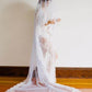 1T Tulle With Lace Cathedral Length Wedding Bridal Veil V11 - Ombreprom