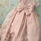Pink Princess Pageant Gowns Scoop Neck Short Sleeves Flower Girl Dresses,Baby Dress F40