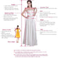 Simple A-line V-neck Floor Length Wedding Gowns,Open Back Chiffon Beach Wedding Dress