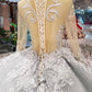 Gorgeous Lace Appliques Tulle Long Sleeves Monarch Train Ball Gown Wedding Dresses