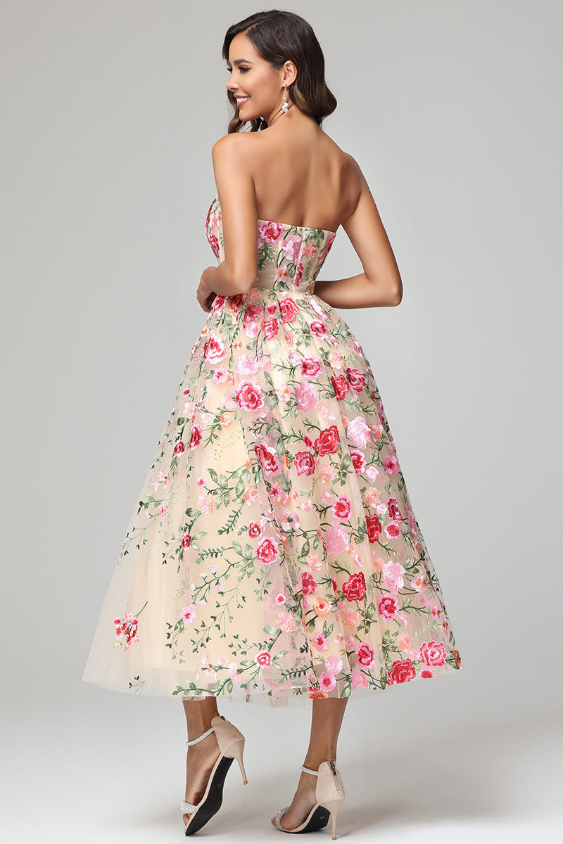 Fiora Tea Length Dress