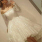 Stunning Sequins Off the Shoulder Long Sleeves Prom Dresses